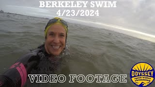 April 23 Odyssey Tuesday Berkeley Swim Footage with Captain Taylor - Open Water Swimming California