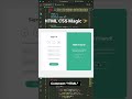 HTML SCC MAGIC #cplusplus #coding #programminglanguage