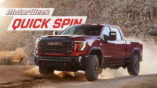 2024 gmc canyon at4x & sierra 2500 hd at4x aev editions | motorweek quick spins