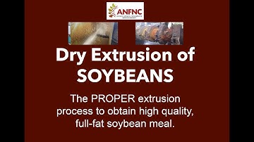 Dry Extrusion of Soybean