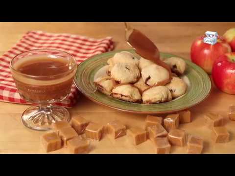 Apple Pie Bites with Homemade Caramel Sauce