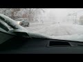 Driving Toyota Prius in snow and ice... STAR Safety System