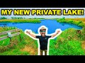 REVEALING My New PRIVATE LAKE!!! (Full Property Tour)
