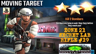 Campaign Zone 21 Secret Lab Moving Target Rifle mission #19 Sniper strike : special ops