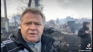 Мер Бучи сообщил, что колону армии РФ остановили