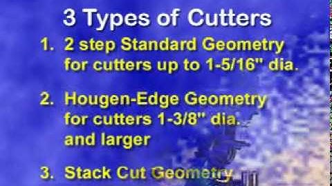 10950 Sharpening Machine - Cutter Geometry