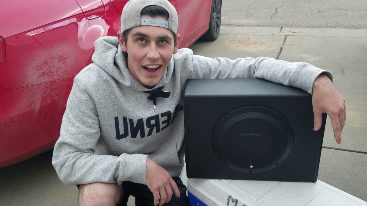 Audi A4 Subwoofer Install YouTube