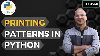 #23 Python Tutorial for Beginners | Printing Patterns in Python screenshot 1