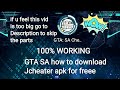 GTA San Andreas How To Download GTA SA Jcheater App For Free 100 Working How To Use GTA San Andreas How To Download GTA SA Jcheater App For Free 100 Working How To Use