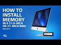 21.5-inch or 27-inch iMac (Mid 2011) Memory Installation Video