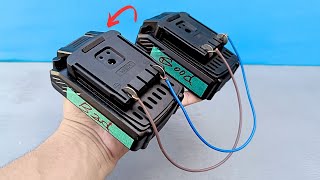 Your battery will last forever! Revive an OLD battery for portable TOOLS