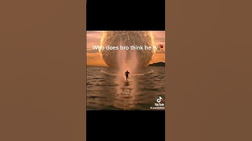 Bro thinks he