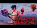 💀¡GANANDO CON UN PORTATIL EN FORTNITE! 💀