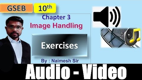 STD 10 GSEB Computer Ch 3 Image handling in HTML