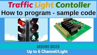 Help Video-6 Channel Traffic Light Controller Arduino- Port, Board, Programmer selection Sample Code screenshot 5