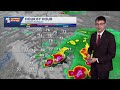 Strong storms possible Sunday evening