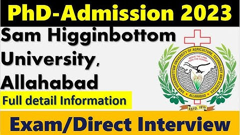 PhD Admission 2023 II Direct Interview II State funded deemed university II All branches available