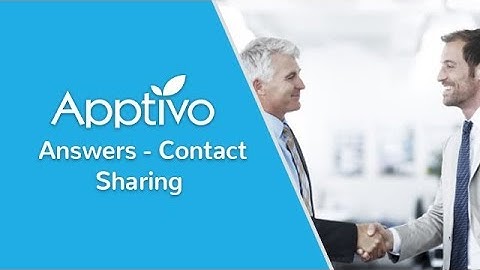 Apptivo Answers - Contact Sharing