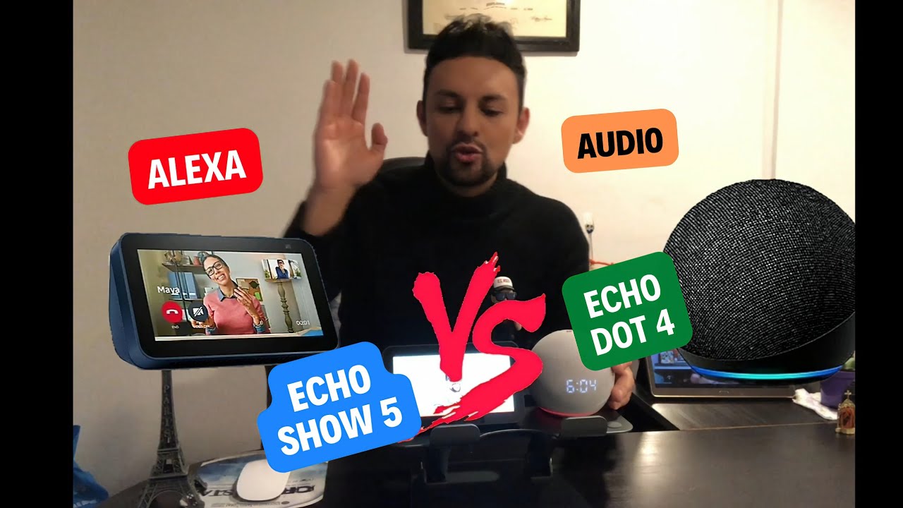 Echo Show 5 2nd Gen vs Echo Dot 4th Gen Audio Duelo de Alexa #alexa 