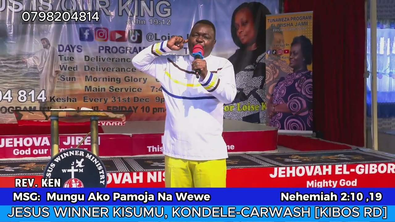 Mungu Ako  Pamoja Na Wewe By Rev Ken/JESUS WINNER KISUMU Kondele Carwash,Kibos Rd