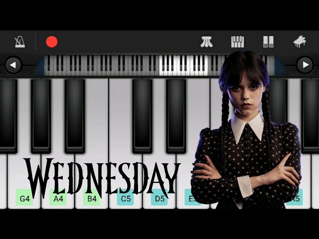 Lady Gaga - Bloody Mary | Wednesday | Perfect Piano | Basic Piano class=