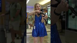 guitar student shocks the airport with Green Day