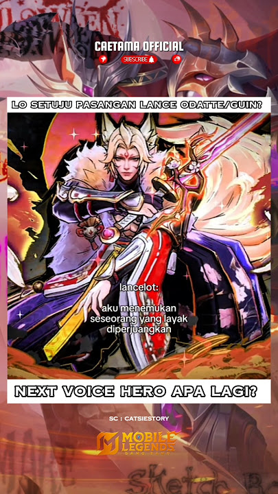 voice lancelot mlbb  #mobilelegends #infomlbb #mlbb #mlbbshorts #mlbbcreatorcamp #shorts #ml