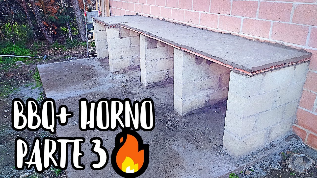 Barbacoas Caseras Con Ladrillos CONSTRUCCIÓN DE UN HORNO Y BARBACOA