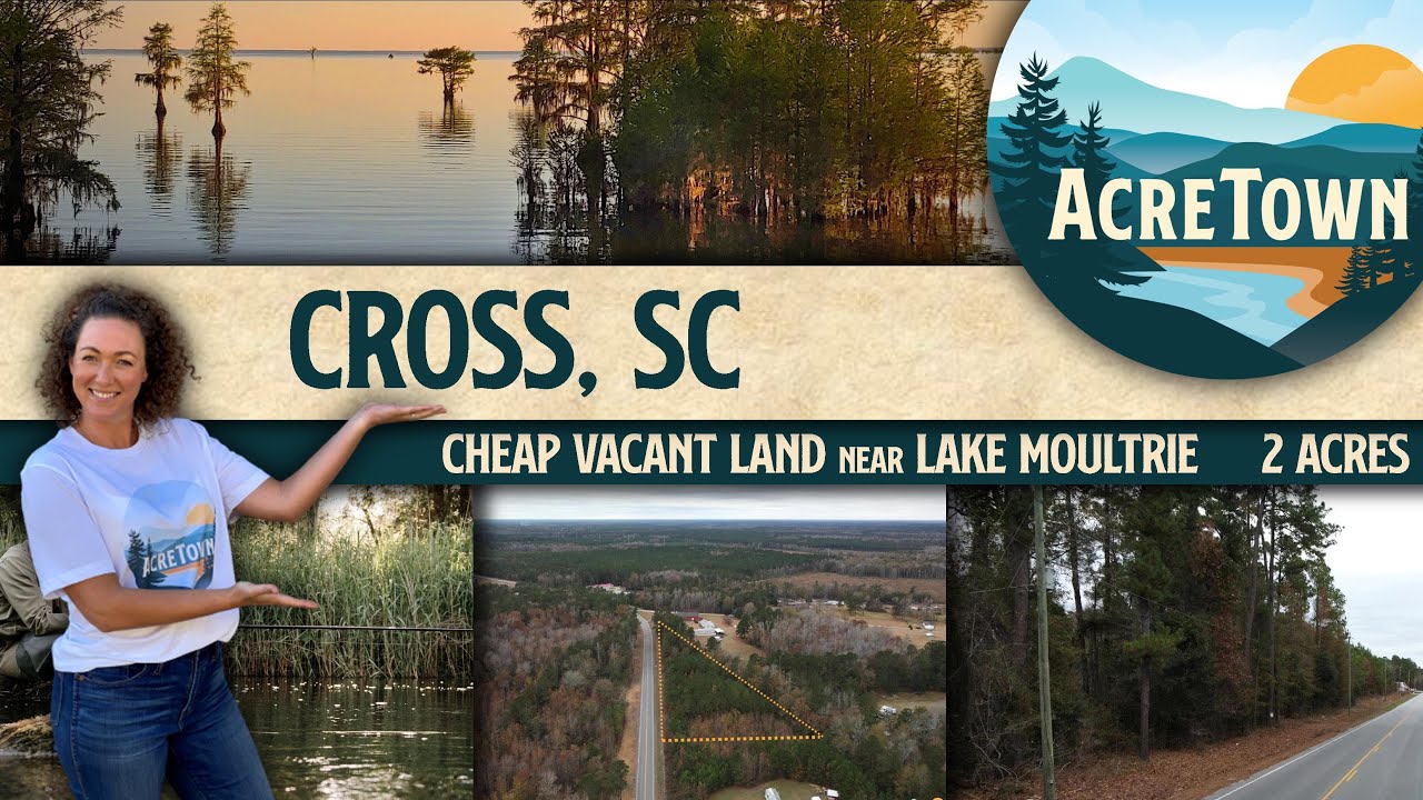 Cheap Land In South Carolina near Lake Moultrie | 4 mins to Boat Ramp | Paved Road | 2 ac