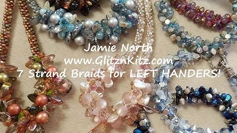 7 Strand Kumihimo Braids for LEFT HANDERS!