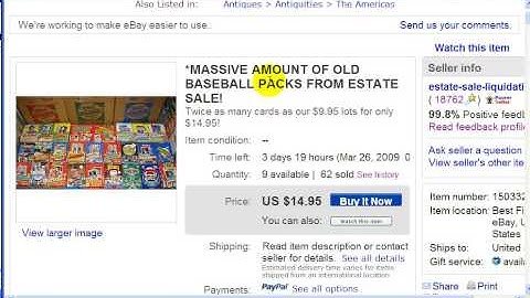 eBay Video 11 of 34: The Different Types Of Multiple Item Listings