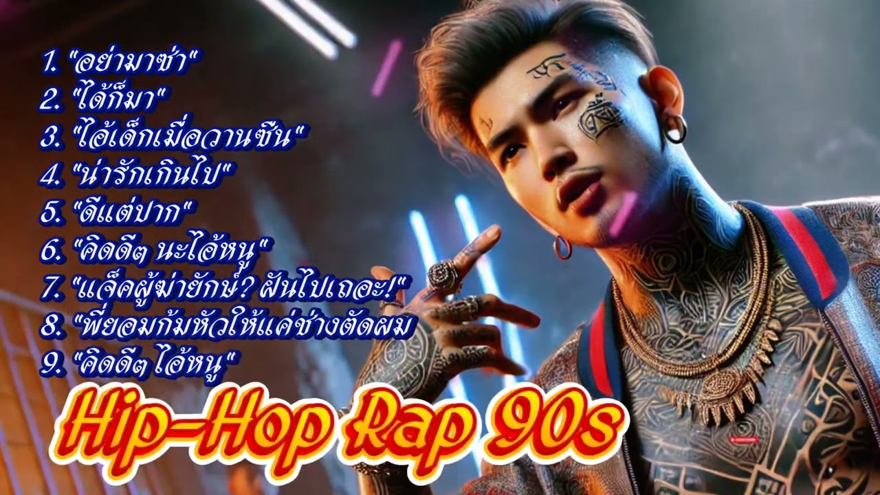 [Hip-Hop Rap 90s] รวมเพลงแร็พ รวมเพลงฮิปฮอปฟังมันๆแบบคูลๆ หนักๆ #RapHipHop #90shiphop #90srap .001