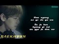 BAEKHYUN EXO Beautiful EXO NEXT DOOR OST Easy Lyrics