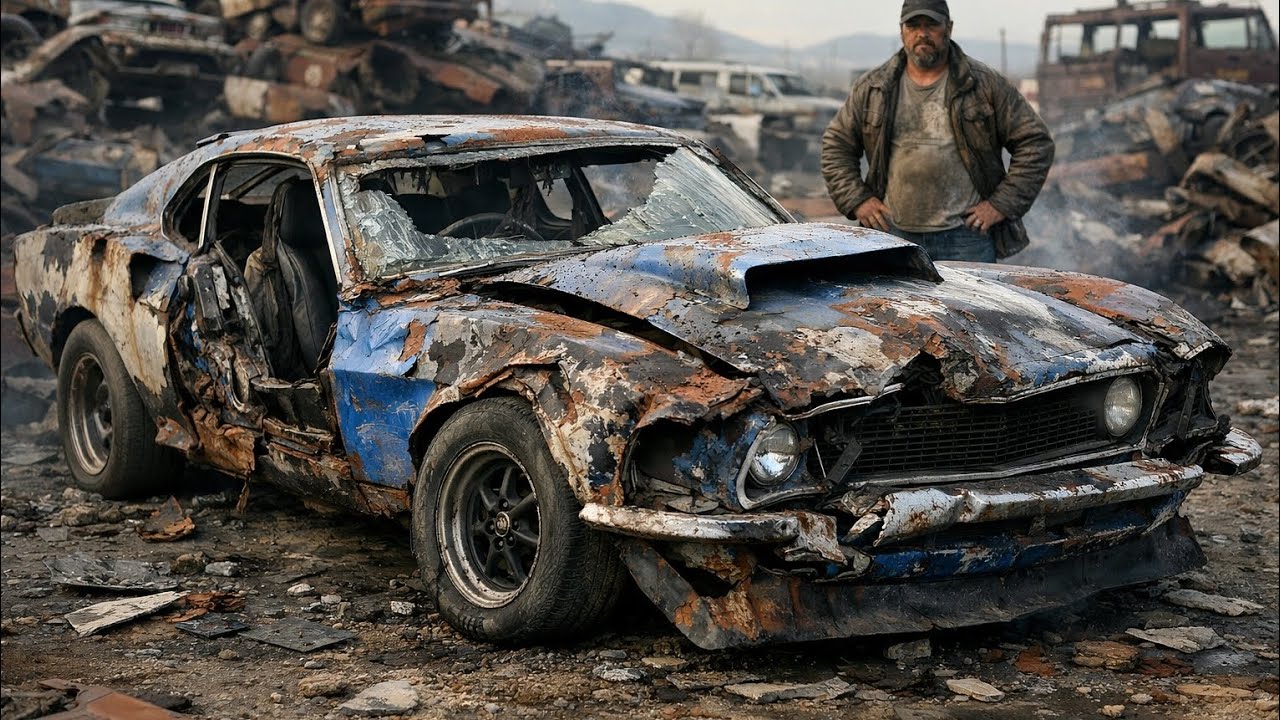 I Fully Restored an Abandoned Rusty 1969 Ford Mustang Boss 429 | Full Restoration #ford #cars