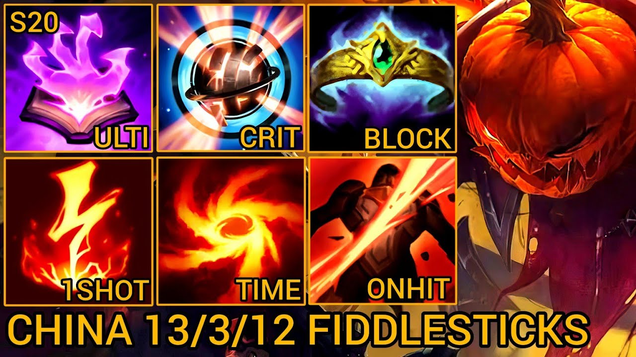 New Rework Fiddlesticks MVP S Rating 13/3/12 - China Wild Rift New Meta Build & Runes By Tiarty