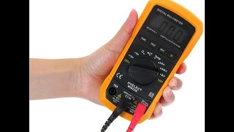 Мультиметр Hyelec MS8233E  распаковка