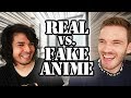 REAL VS. FAKE ANIME CHALLENGE (feat. PewDiePie)