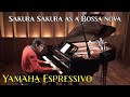 “Sakura Sakura” as a Bossa Nova played on Yamaha’s New “Espressivo C3X” Grand Piano with Sheet Music