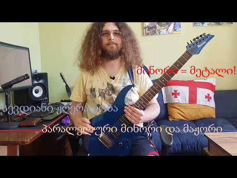 როგორ დავუკრათ მინორული გამა (გიტარის გაკვეთილი)