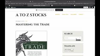 Mastering the Trade - Book Review [Improve Your Trading Overnight]