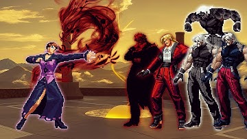 [KOF Mugen] Vice Keyser Vs Bosses Rugal Team
