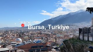 : Bursa, Turkey, Walking Tour 2024 - Walking in The Old Ottoman Capital City - Bursa Downtown