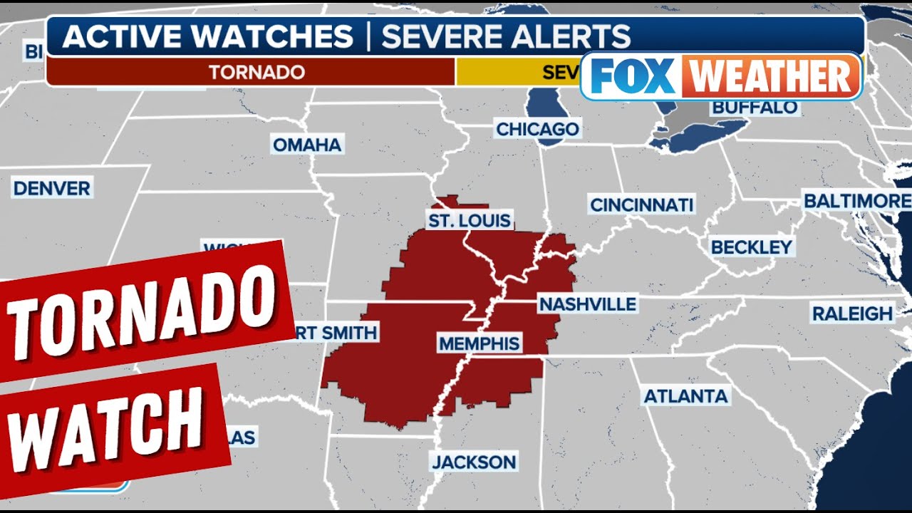 Particularly Dangerous Tornado Watch Issued Ahead Of Severe Weather ...