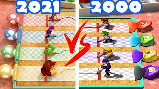 Mario Party Superstars vs Mario Party 4 - Minigames Compare - Mario vs Luigi vs Wario