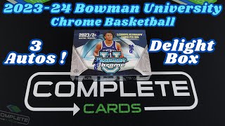 2023-24 Bowman University Chrome Basketball Delight box