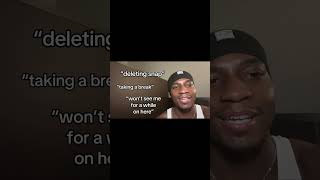people announcing their BREAKS from social media