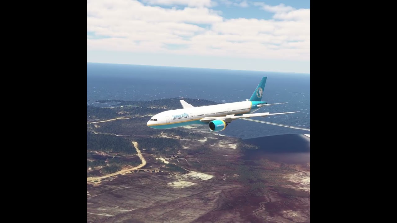 Impossible Landing!!! Amazing View before the Plane Landing eps.578