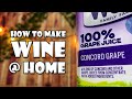 How to turn GRAPE JUICE into WINE (just like Jesus...almost)