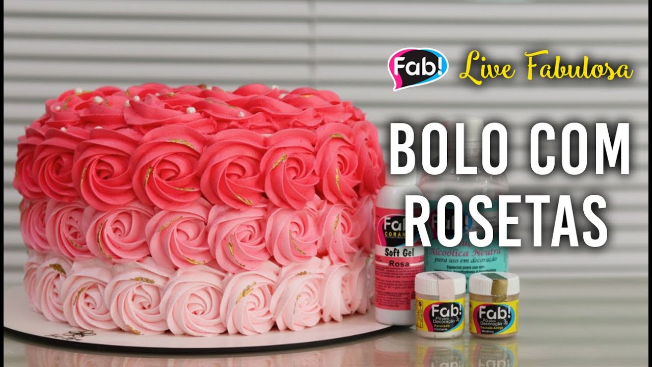 Bolo Feminino Rosetas Se voce tem interesse no mercado da