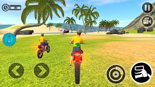 Kids Water Surfer Motorbike Racing Driving on Beach screenshot 5